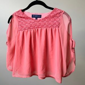 Light pink girls dress shirt